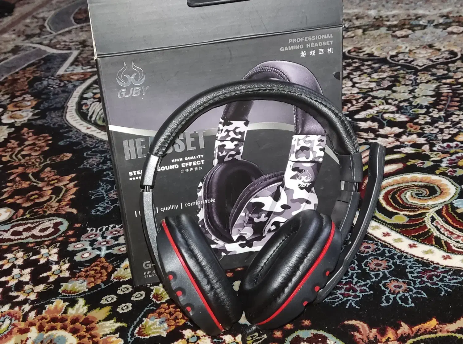 هدست گیمینگ سیمی GJBY مدل G-2|قطعات و لوازم جانبی رایانه|بجنورد, |دیوار