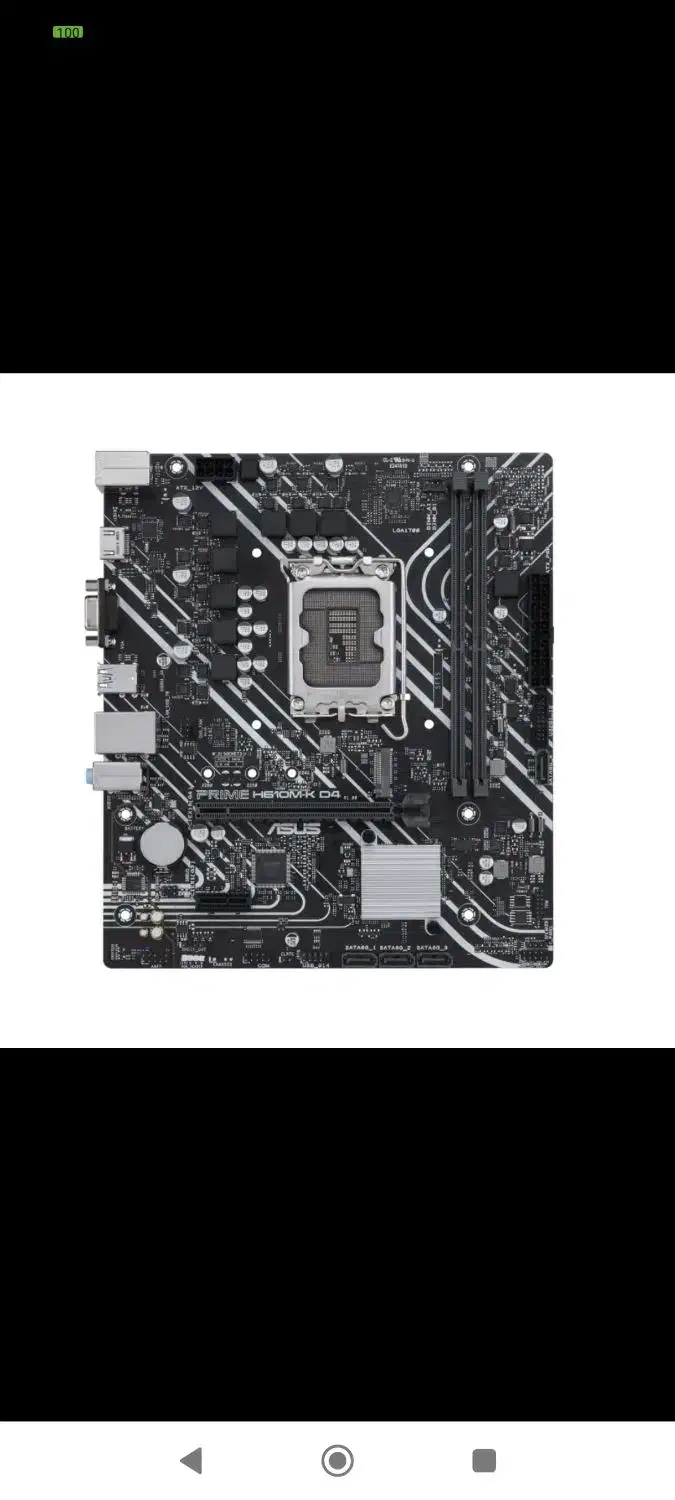 مادربرد و پردازنده h610 و 12400f|قطعات و لوازم جانبی رایانه|بندرعباس, |دیوار