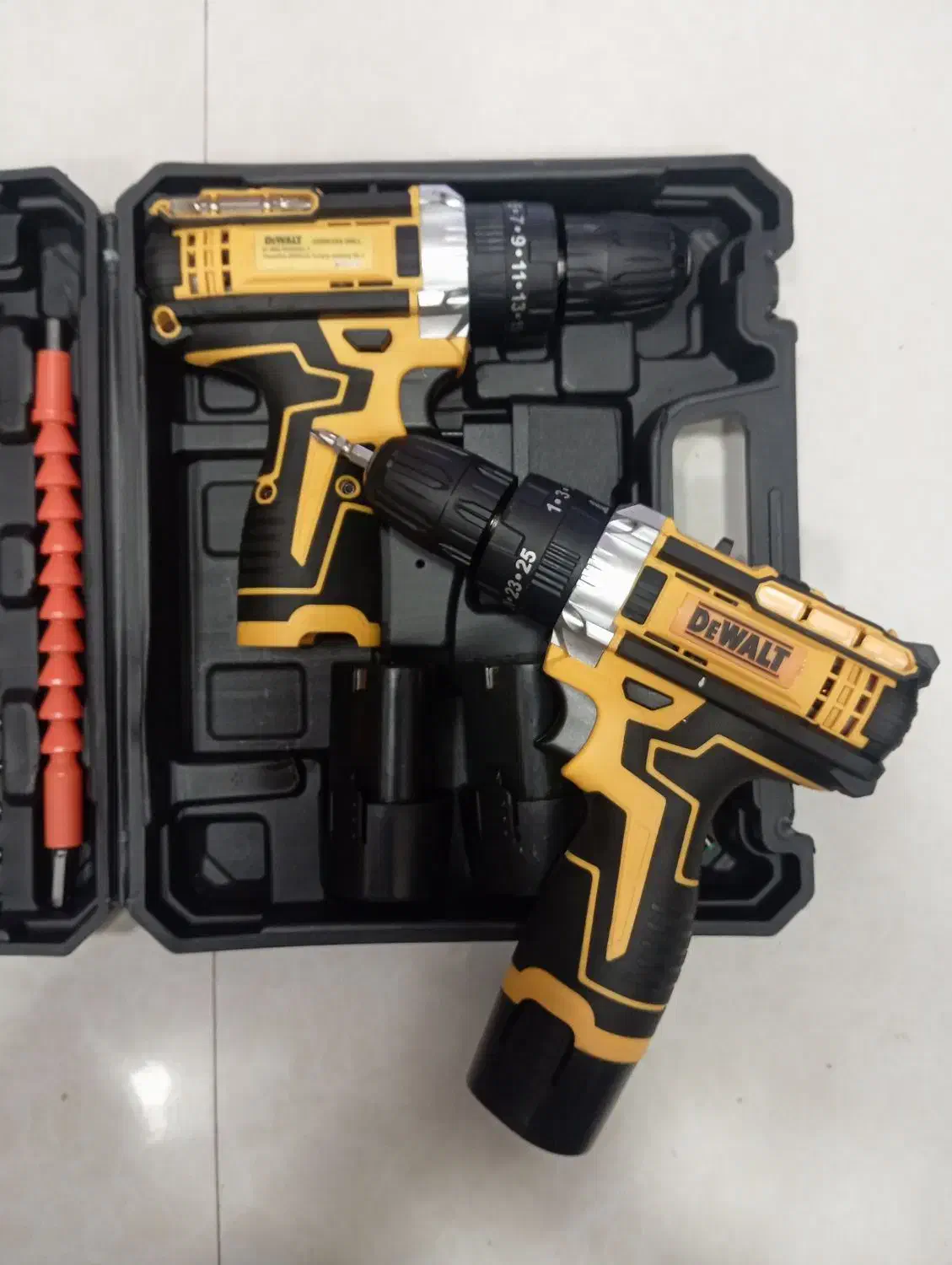 دریل شارژی جفت باطری.|ابزارآلات|سیرجان, |دیوار