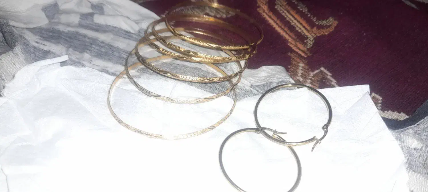 النگو وگوشواره  رنگ ثابت|بدلیجات|قزوین, |دیوار