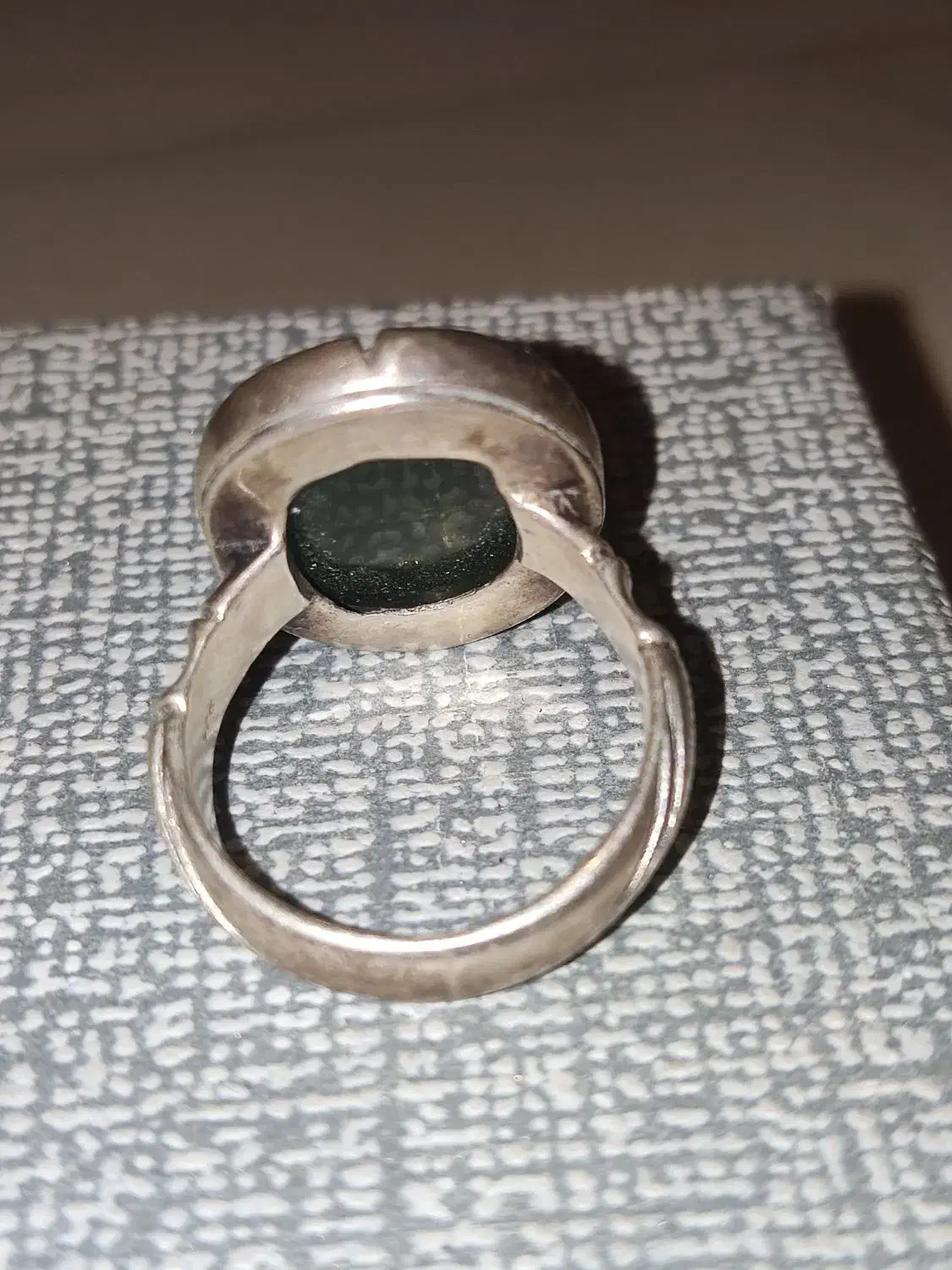 انگشتر نقره یشم یمن سبز|جواهرات|تهران, شیخ هادی|دیوار