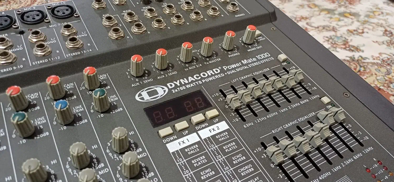 پاور میکسر سری دوم تایوان|آلات موسیقی|روانسر, |دیوار