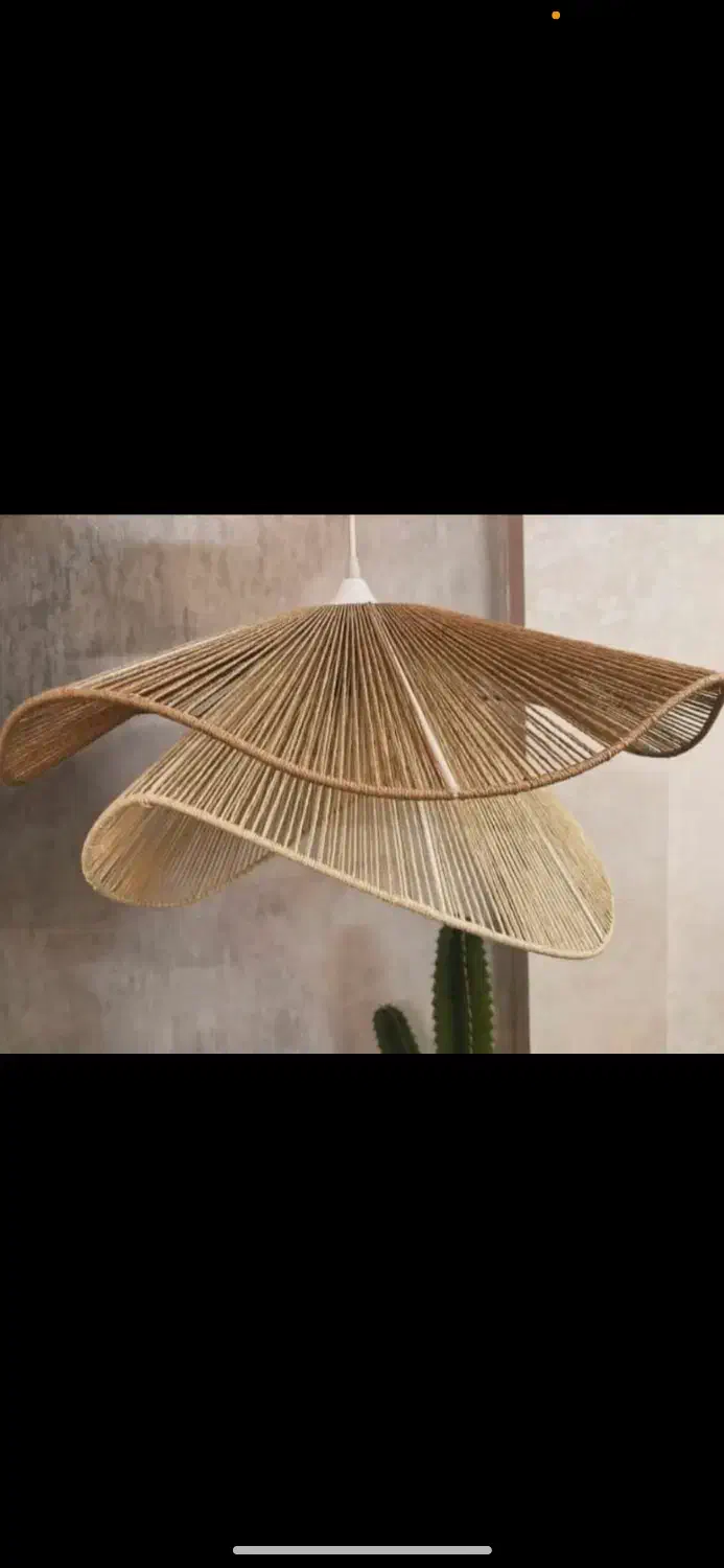 لوستر مکرومه. لاله. قطر ۷۰سانت. بزرگترین سایز|لوستر و چراغ آویز|تهران, پونک|دیوار