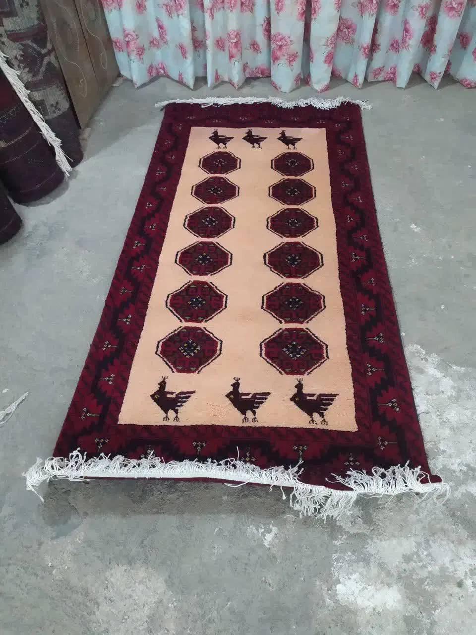 قالیچه دست بافت|فرش|قائن, |دیوار