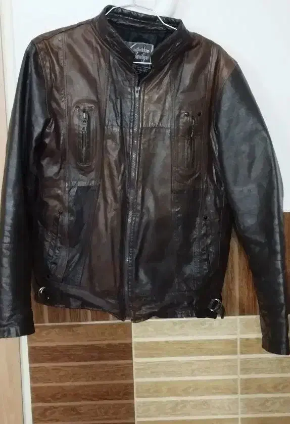 کاپشن چرم قهوه ای|لباس|زنجان, |دیوار