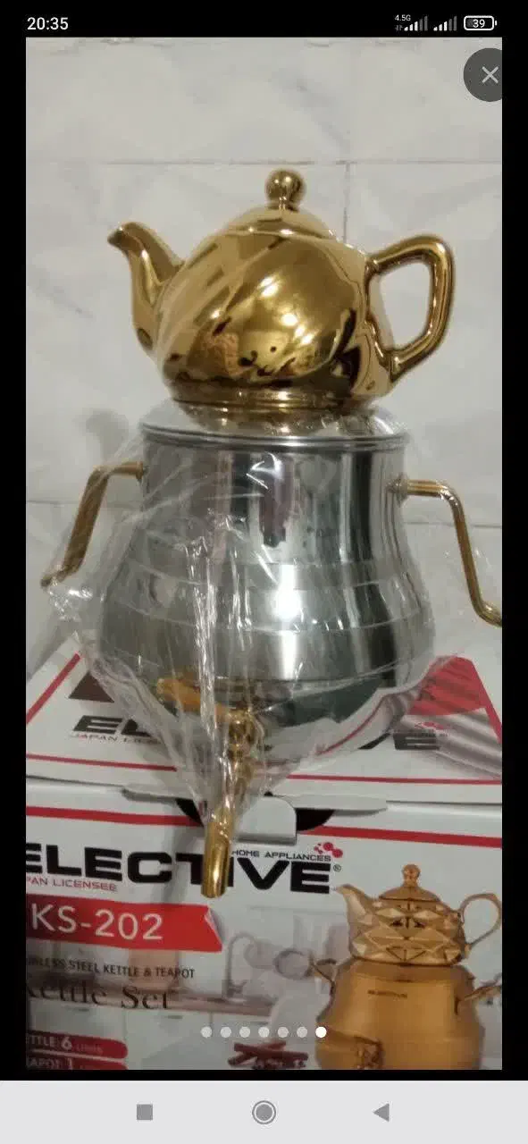 کتری قوری کف چدن|قوری، کتری، قهوه‌ساز دستی|پاکدشت, پاکدشت (مامازند)|دیوار