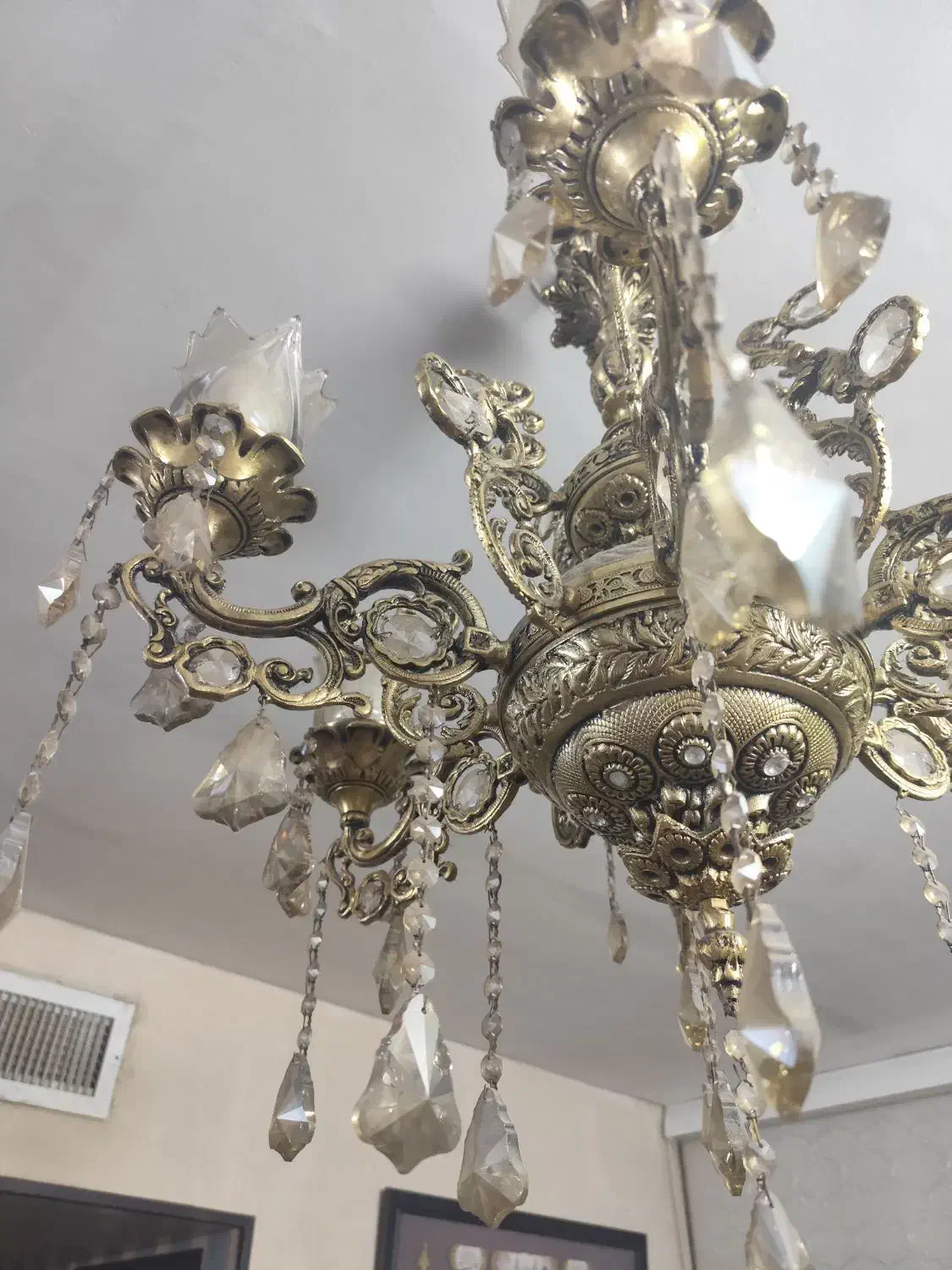 دو عدد لوستر شش شعله|لوستر و چراغ آویز|مشهد, ثامن|دیوار