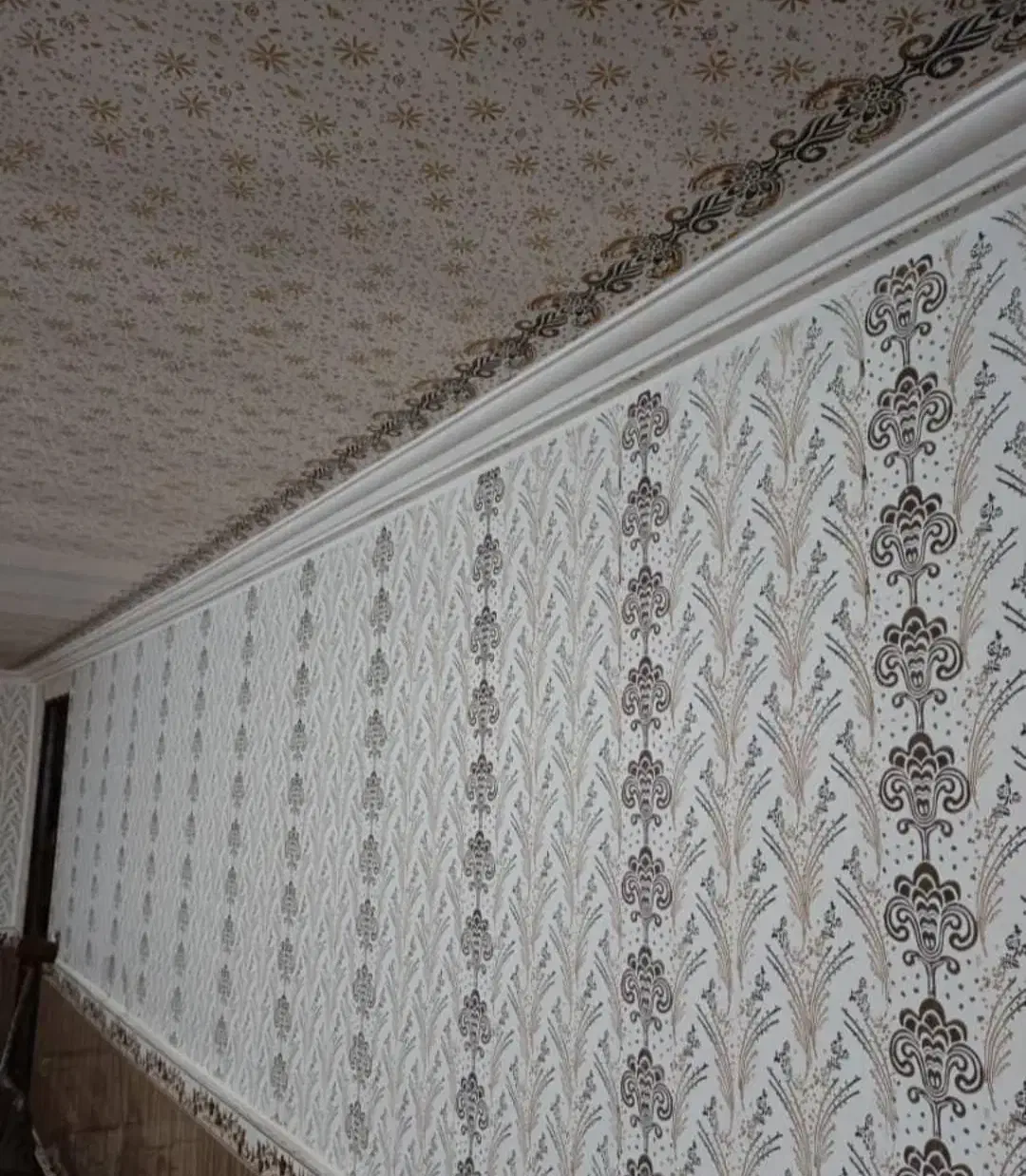 رنگ آمیزی طرح کاغذدیواری|خدمات پیشه و مهارت|بندرعباس, |دیوار