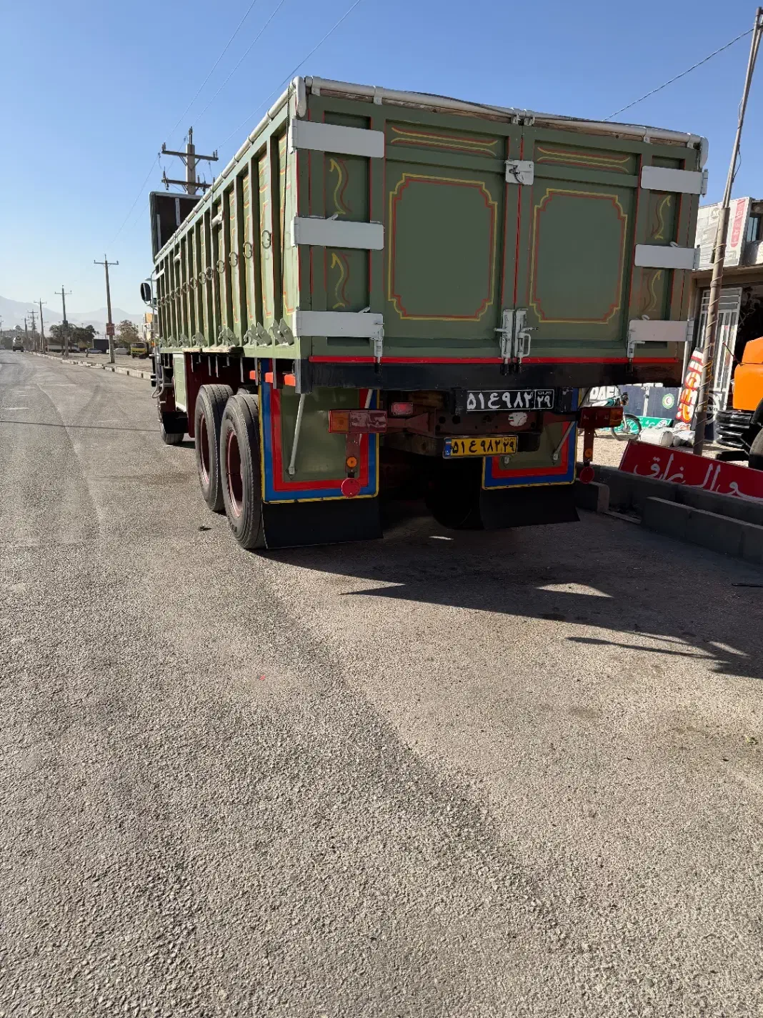 دهچرخ زیر مایلر باری|خودرو سنگین|شیراز, مبعث|دیوار