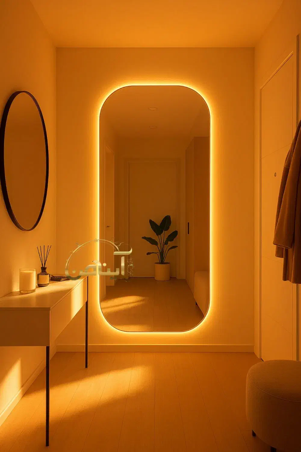 آینه قدی بک لایت مستطیل|آینه|مشهد, حجت|دیوار