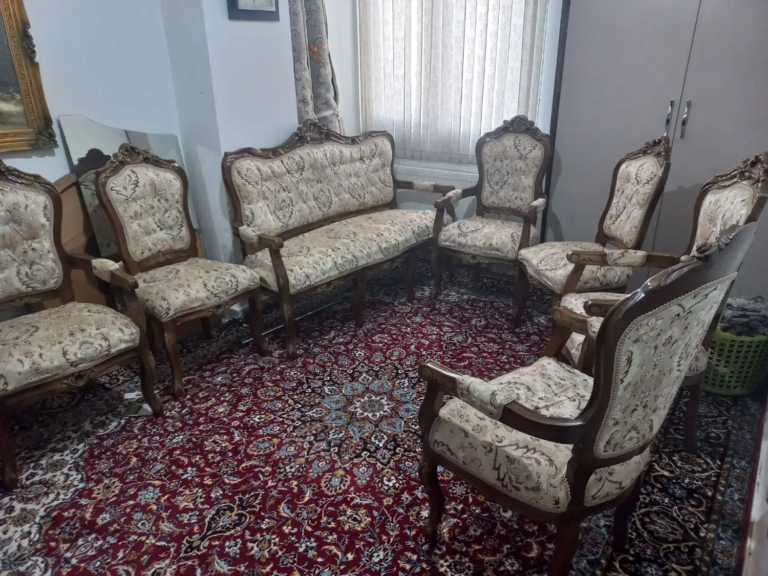 مبل استیل ۹نفره|مبلمان خانگی و میز عسلی|کرمانشاه, |دیوار