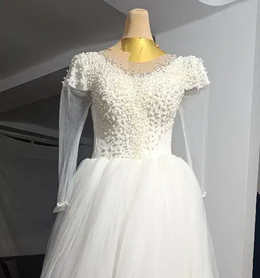 لباس عروس نو اروپایی فقط یک بار پوشیده شده|لباس|محمدیه-قزوین, |دیوار