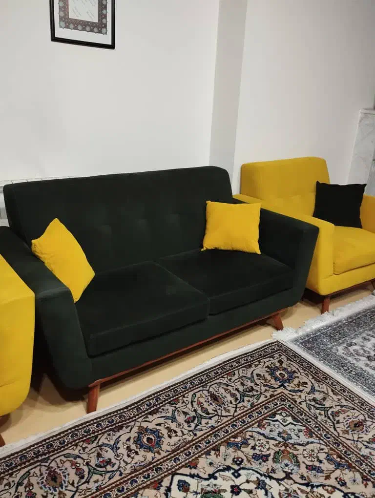مبل نیم ست ۴ نفره|مبلمان خانگی و میز عسلی|شیراز, ستارخان|دیوار
