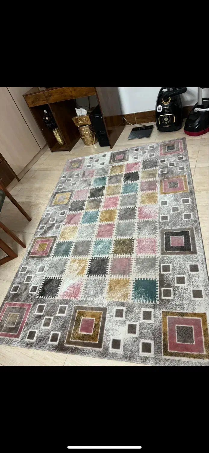 فرش مشهد قالیچه فرشینه ۴ متری فانتزی جهیزیه اتاق|فرش|مشهد, صیاد شیرازی|دیوار