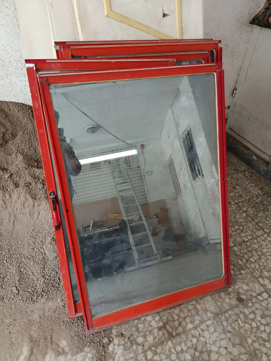 هفت عدد پنجره آلومینیومی|مصالح و تجهیزات ساختمان|رشت, رودبارتان|دیوار