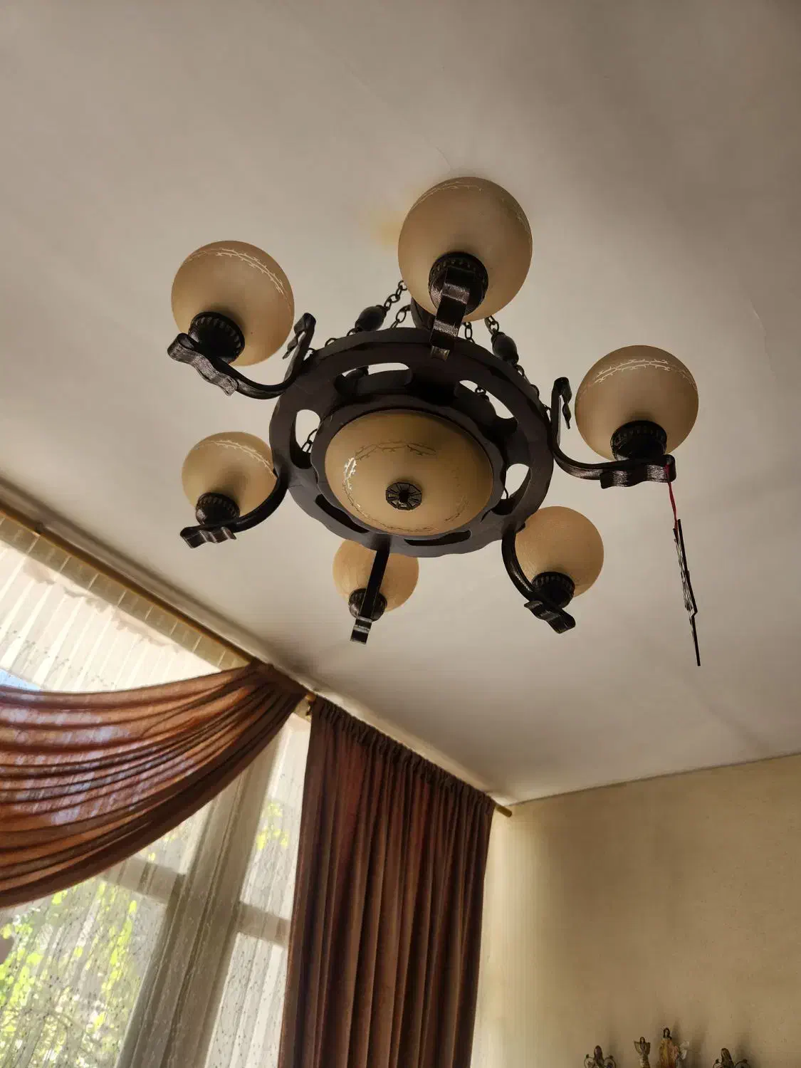 لوستر سقفی|لوستر و چراغ آویز|تهران, زرکش|دیوار