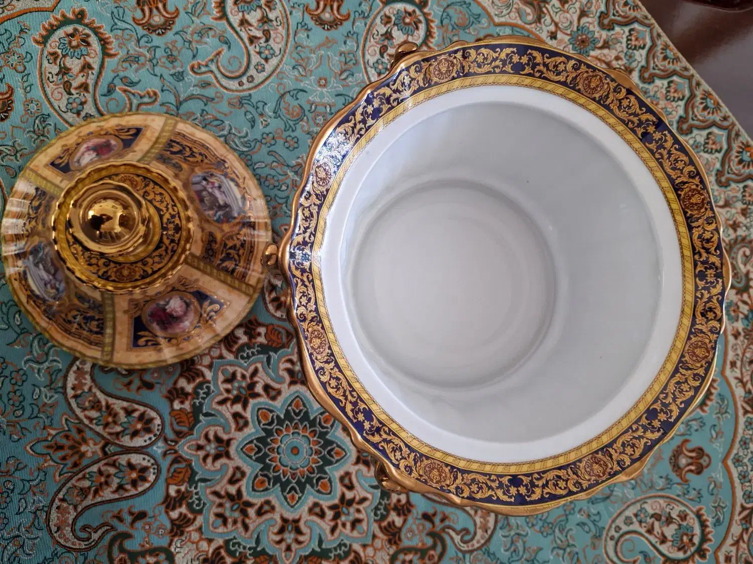 آجیل خوری طلا کوب|کلکسیون اشیاء عتیقه|مرند, |دیوار