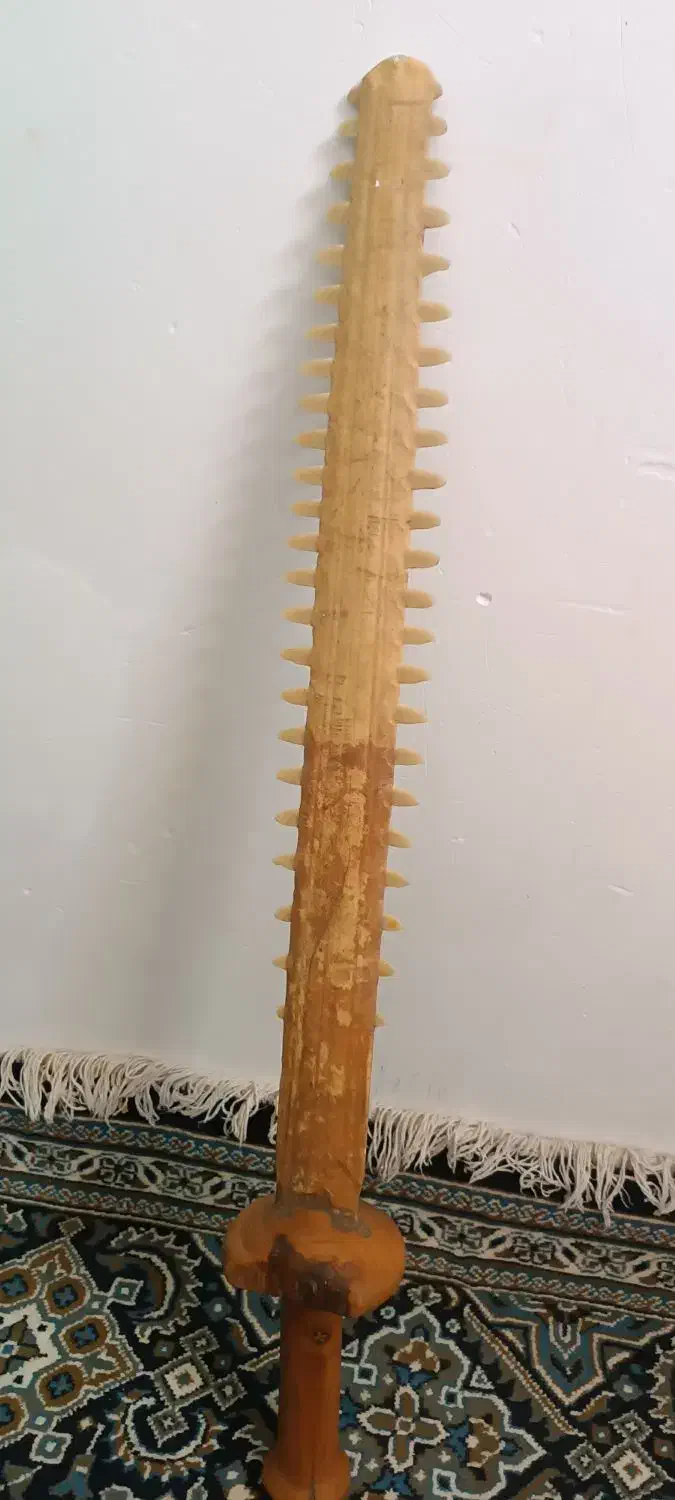 شمشیر دندان کوسه ماهی قرن 4قبل از میلاد|کلکسیون اشیاء عتیقه|سیرجان, |دیوار