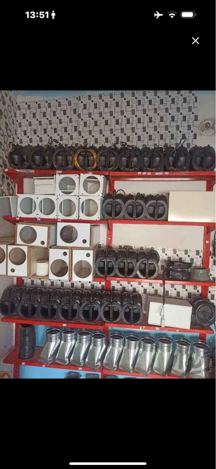 فن حلزونی شبیه ساز رایزر اگزوز قیمت عمده|قطعات و لوازم جانبی رایانه|دزفول, |دیوار