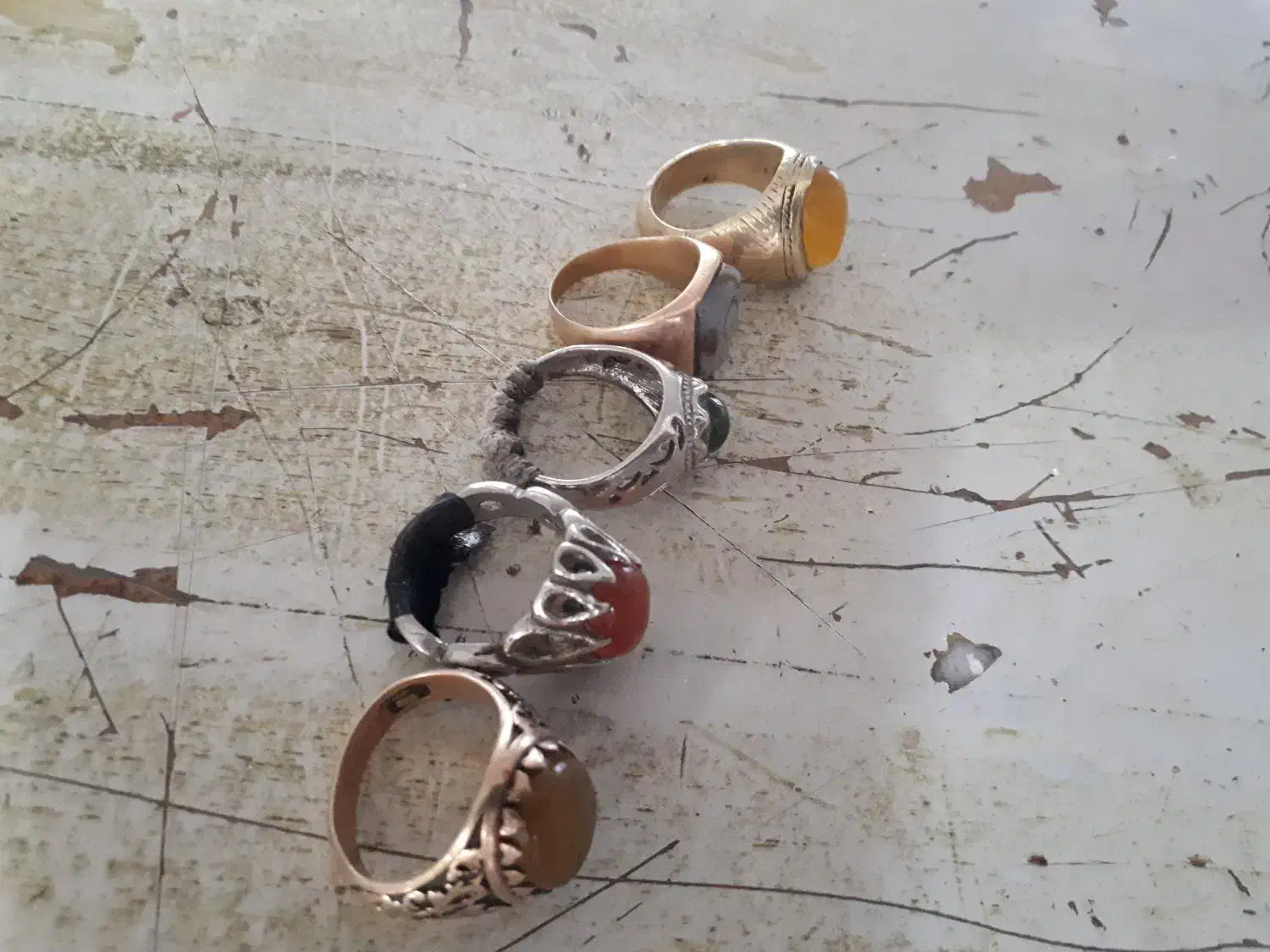 تعدادی انگشتر اس عتیقه بفروش میرسد|جواهرات|نیشابور, مازول|دیوار