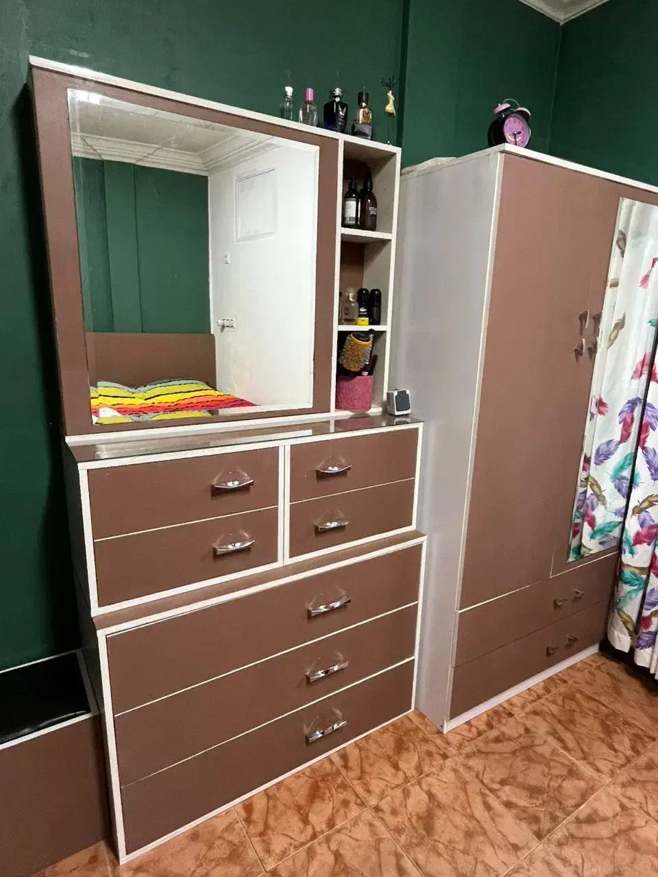 سرویس خواب کامل + کمد اضافه|تخت و سرویس خواب|لنگرود, |دیوار