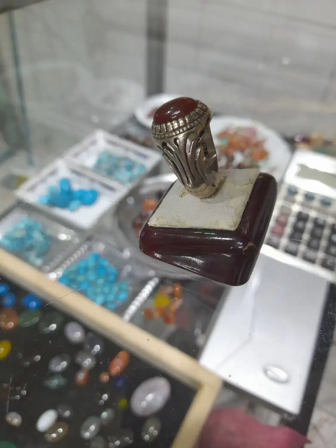 انگشتر عقیق سرخ|جواهرات|قزوین, |دیوار