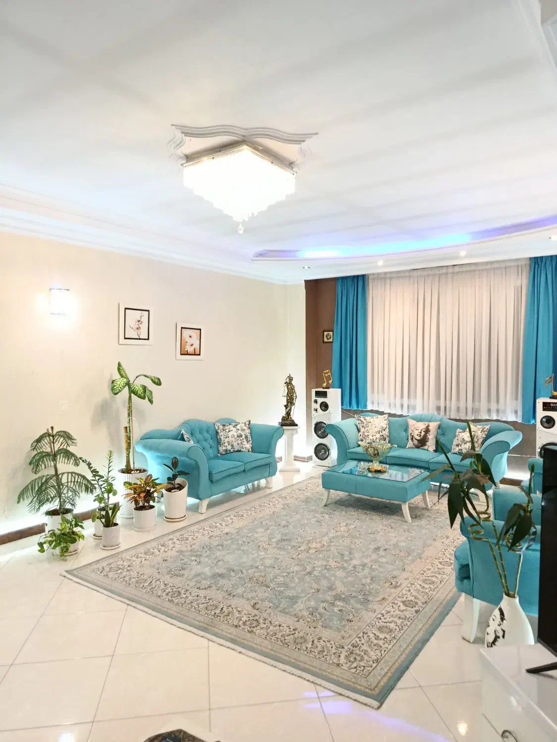 95متر 2خواب بسیار خوش نقشه و شیک