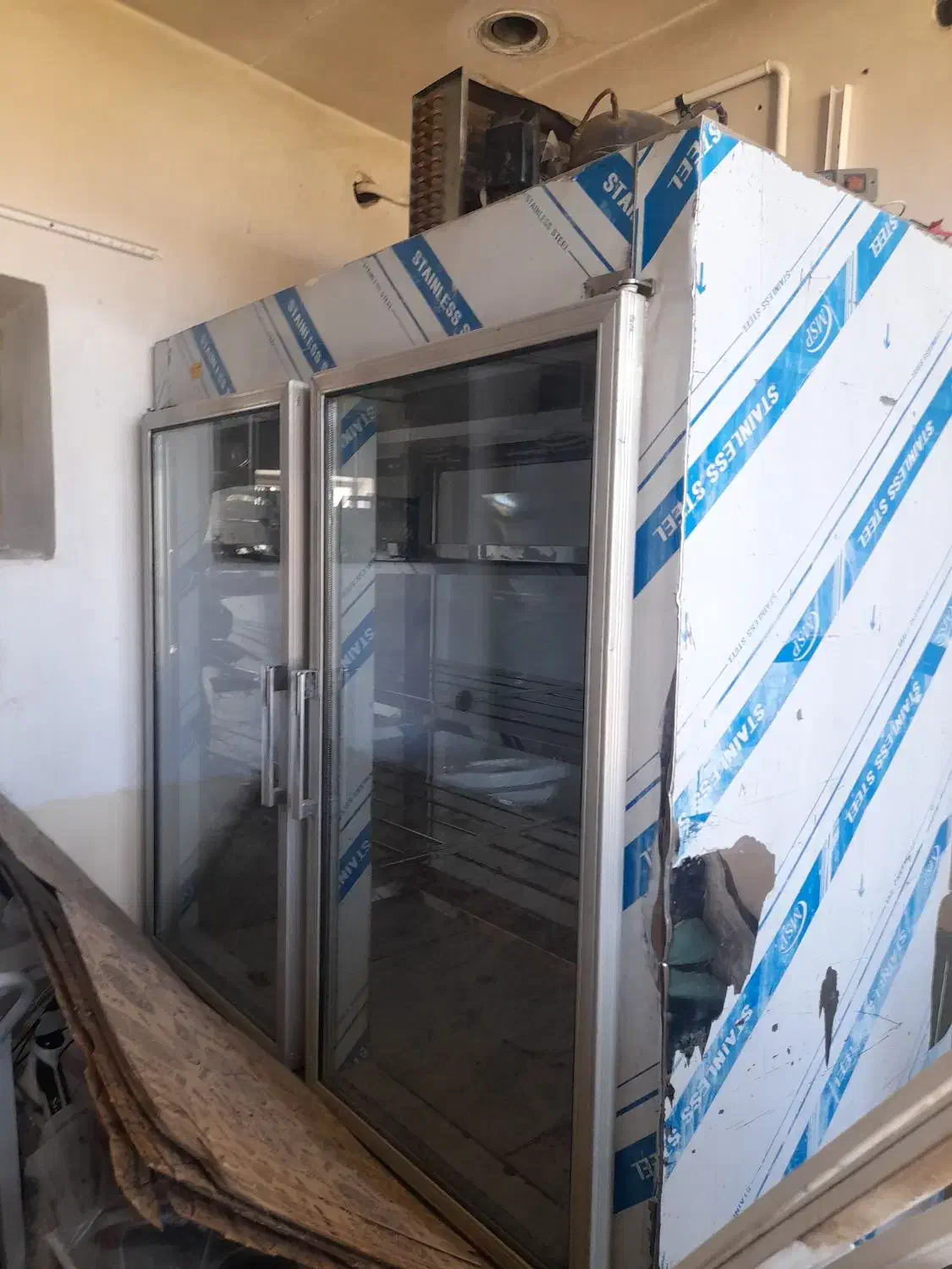 فر گردان پیتزا و یخچال ۴ درب تمام استیل|کافیشاپ و رستوران|اردل, |دیوار