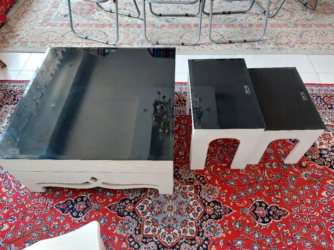 میزوسط ومیزعسلی تمیز درجه یک|مبلمان خانگی و میز عسلی|رشت, تازه آباد|دیوار