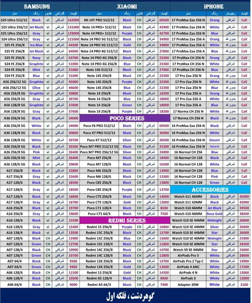 A17 128/6|موبایل|کرج, کوی امامیه|دیوار