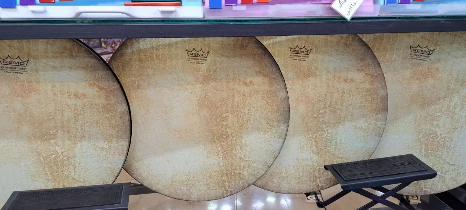 دف سماهٔ رمو اصلی|سازهای سنتی|اصفهان, ارزنان|دیوار