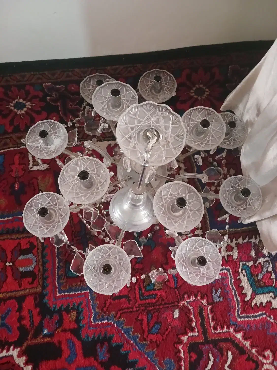 لوستر کریستال|لوستر و چراغ آویز|تبریز, |دیوار