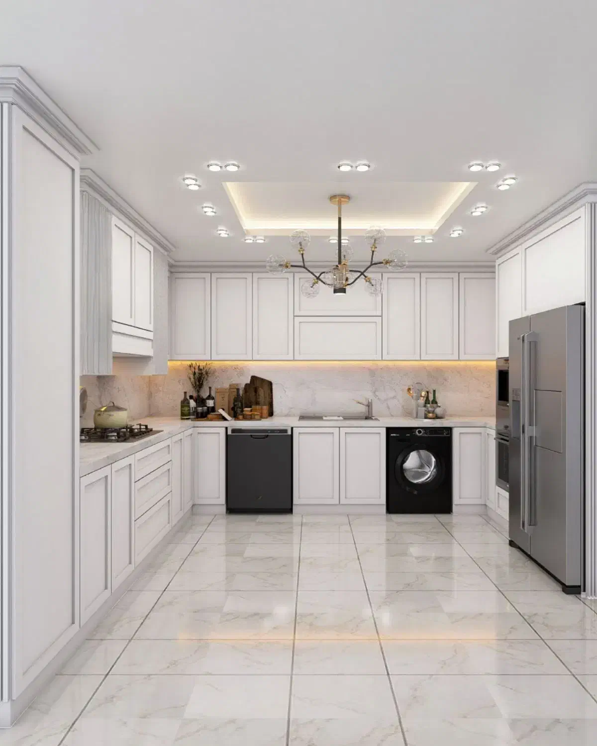 کابینت در حد نو دست دوم ممبران نئوکلاسیک رنگ طوسی|مصالح و تجهیزات ساختمان|تهران, چیتگر شمالی|دیوار