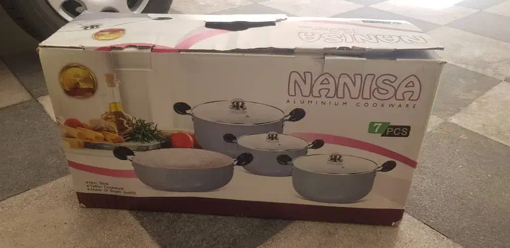 قابلمه تفلون 7 پارچه|ظروف پختوپز|شیراز, شهرک ایثار|دیوار