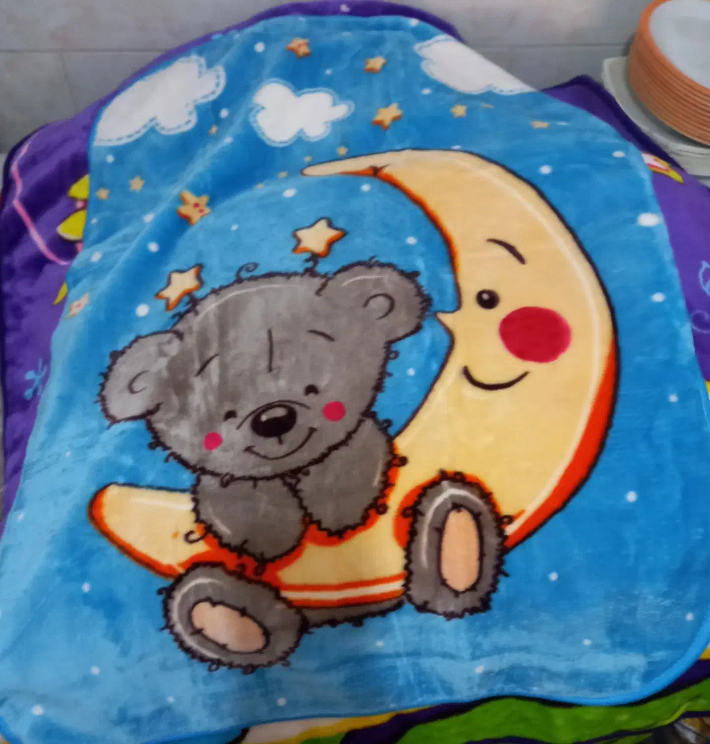 پتو نوزاد شادیلون|رختخواب، بالش، پتو|اسلامشهر, شهرک مفیدی|دیوار