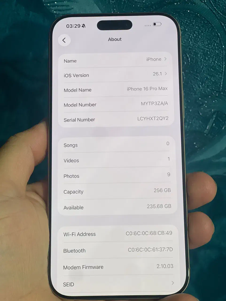 آیفون ۱۶ پرومکس ۲۵۶ (دوسیم) دیزرت|موبایل|دامغان, |دیوار
