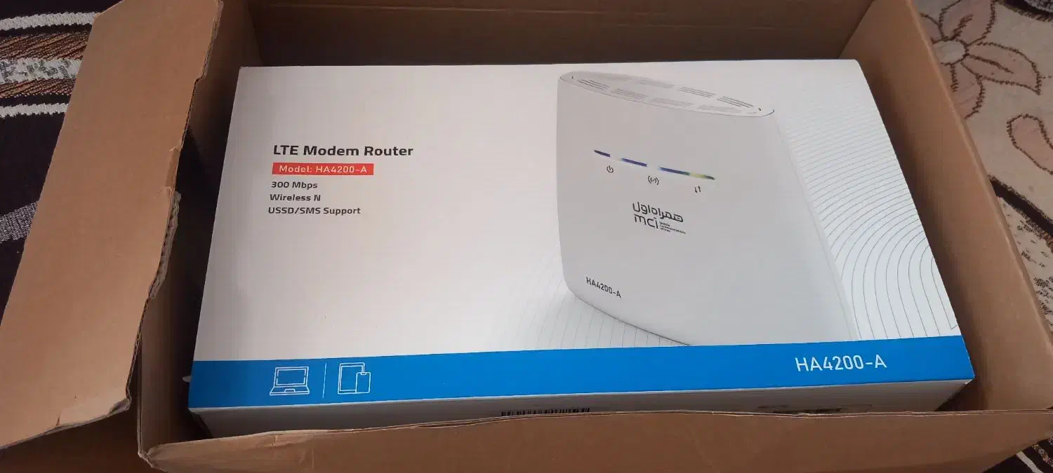 مودم 4200A همراه اول صفر تو کارتن|مودم و تجهیزات شبکه|بندر گناوه, |دیوار