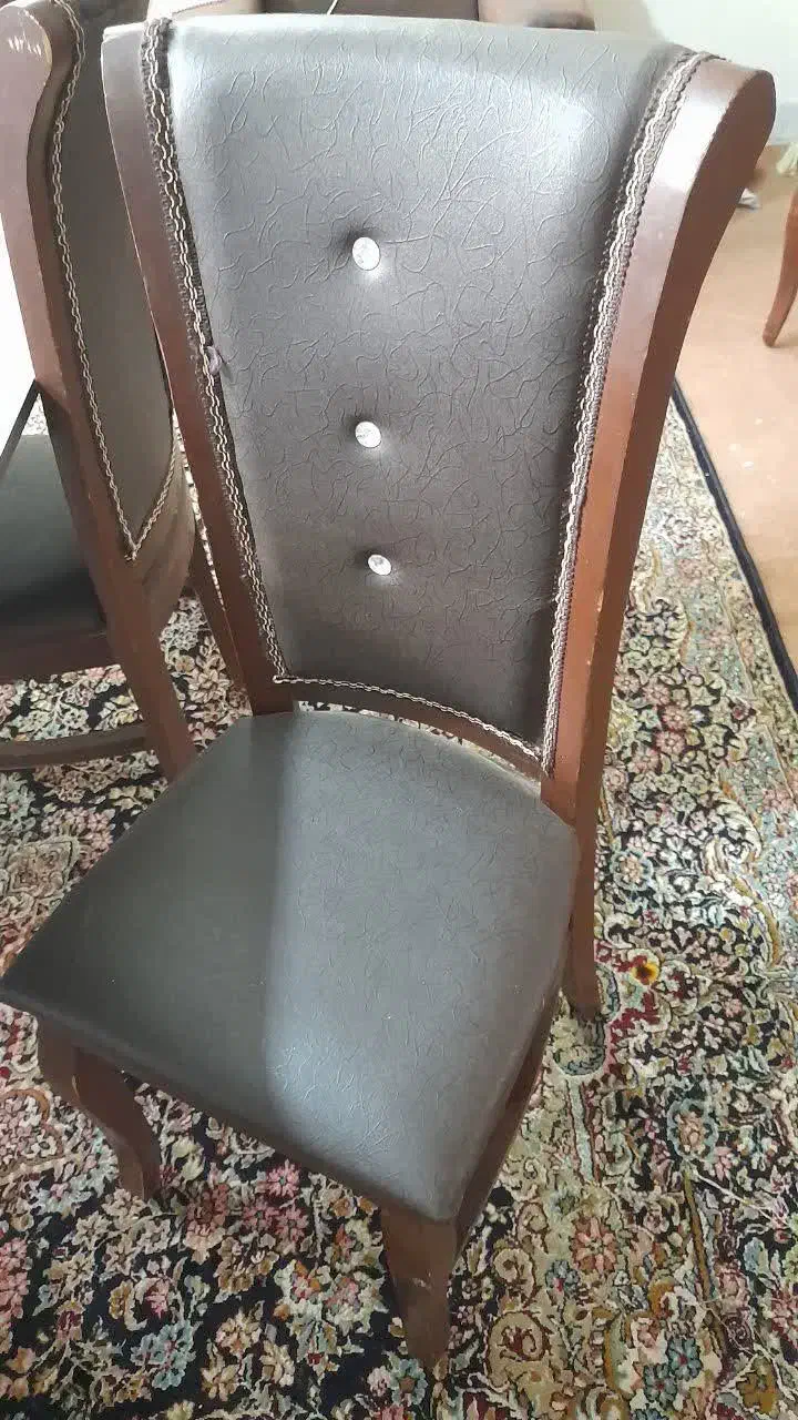 میز نهار خوری شش نفره|میز و صندلی غذاخوری|بم, |دیوار