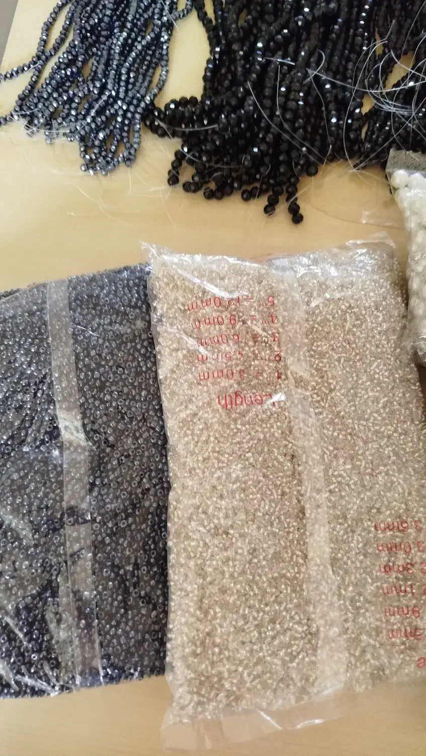 منجوق مروارید ریسه و نگین پایه دار|زیورآلات و اکسسوری|ورامین, شهرک مدرس|دیوار