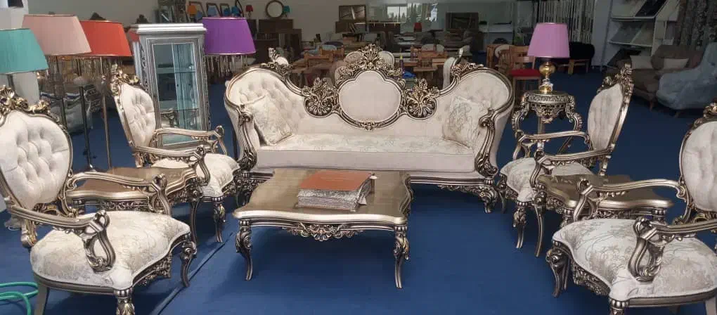 مبل سلطنتی طرح قلب باچوپ راش گرجستان بااقساط48ماهه|مبلمان خانگی و میز عسلی|تبریز, |دیوار