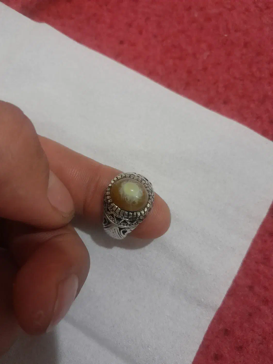 انگشتر بابا قوری سنگ اصل|جواهرات|مسجد سلیمان, |دیوار