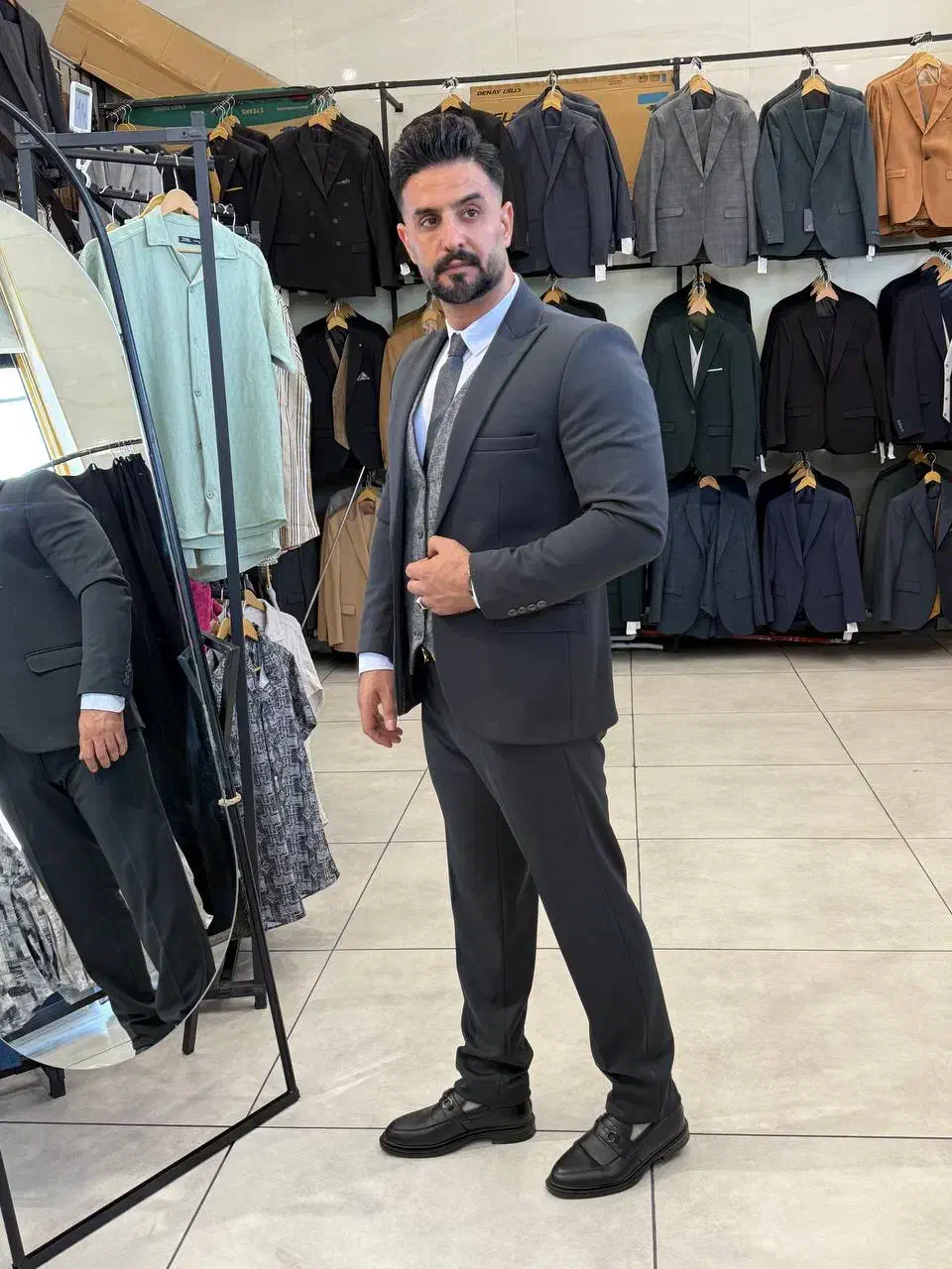 کت و شلوار ژیله دو رویه (بهنام پلیس )|لباس|تبریز, |دیوار