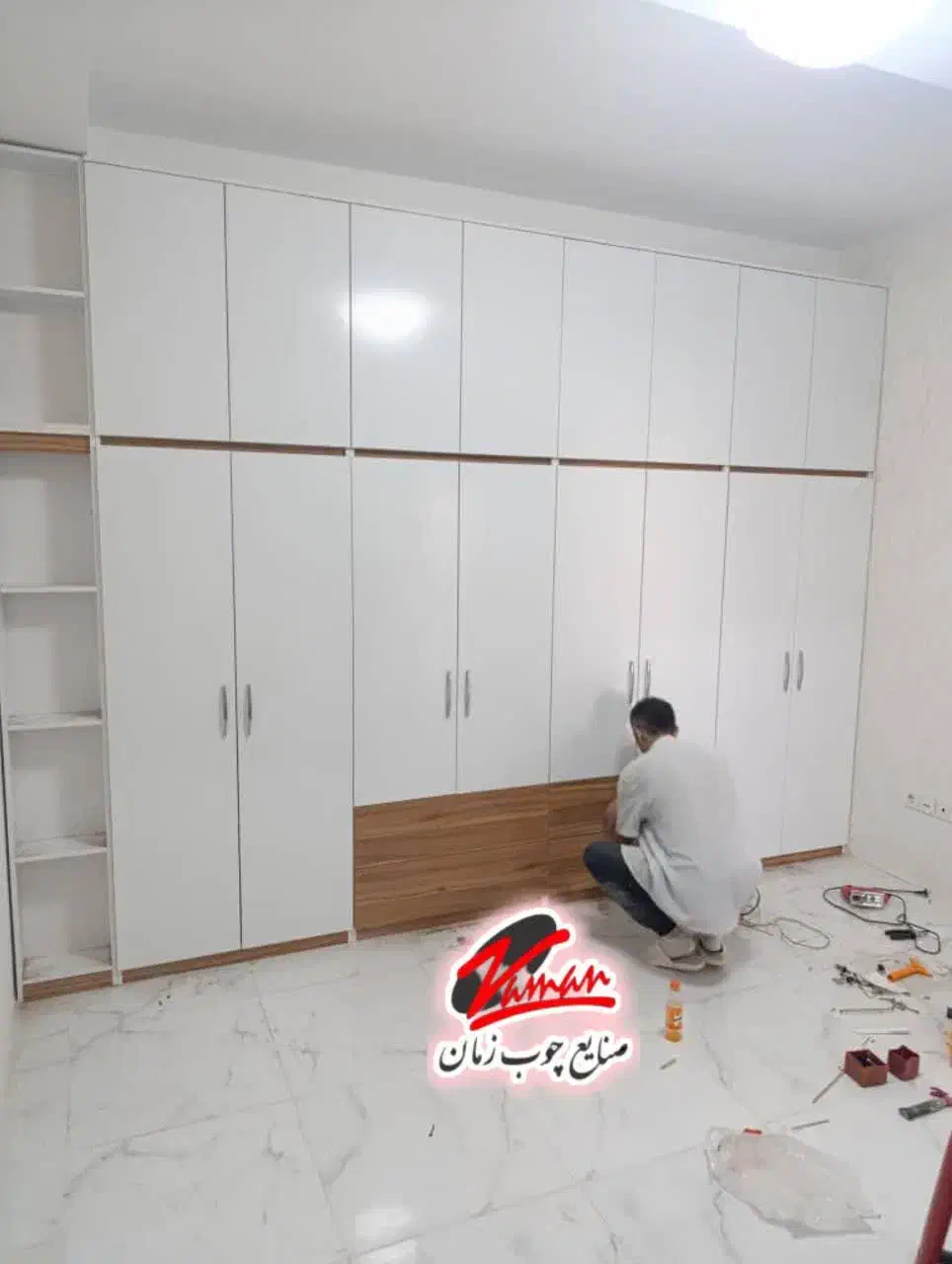 کمد دیواری بزرگ مدل نور ۴کشو ک۱۸۶|جاکفشی، کمد، دراور|اسلام‌شهر, زرافشان|دیوار