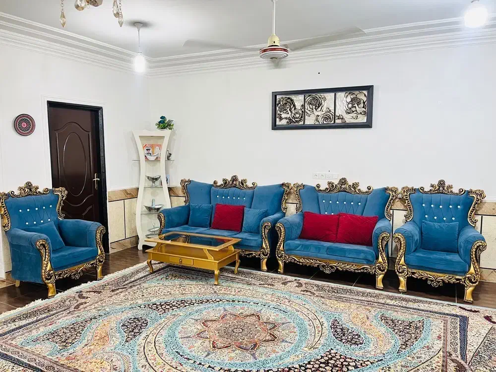 مبل ۷ نفره سلطنتی|مبلمان خانگی و میز عسلی|کلاله, |دیوار