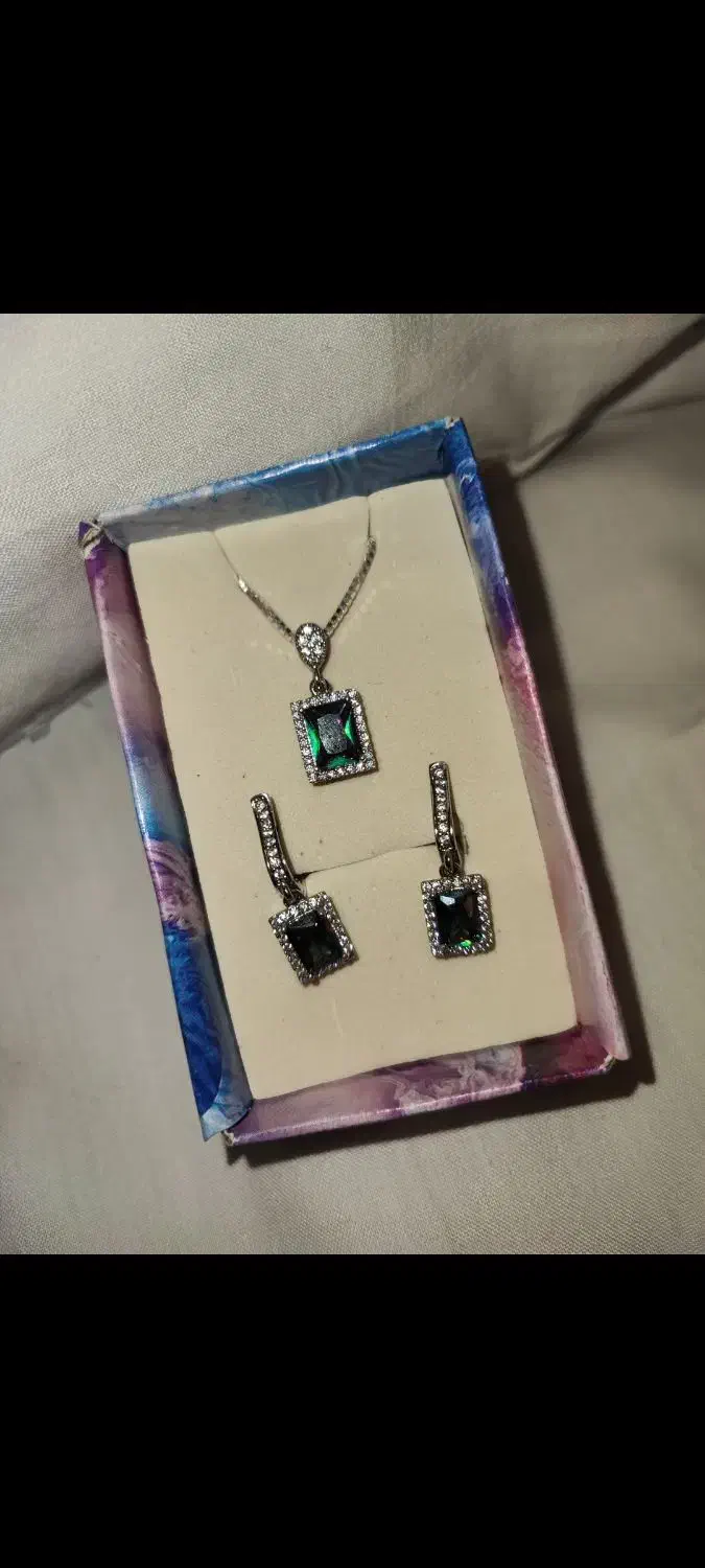 نیم ست نقره.مناسب هدیه .کاملا نو|جواهرات|دوگنبدان, |دیوار