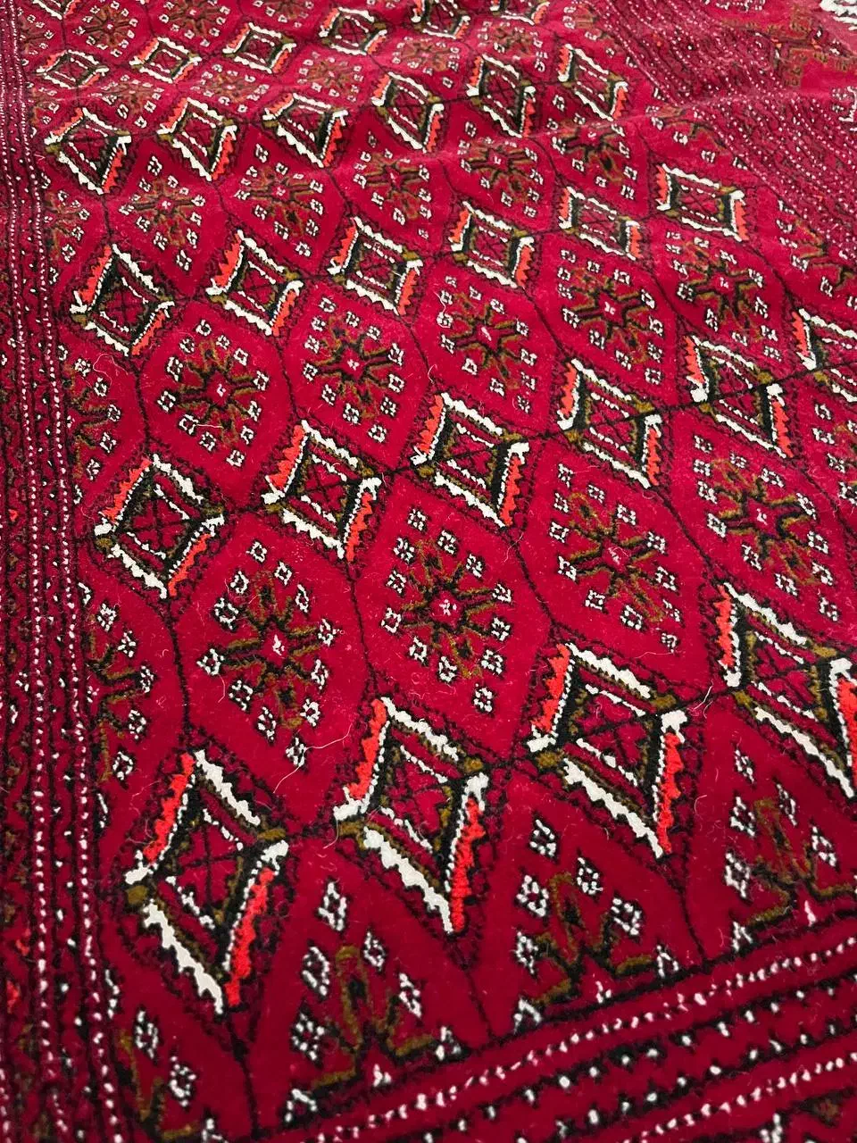 پشتی نو استفاده نشده دستبافت ترکمن|پشتی|گرگان, |دیوار