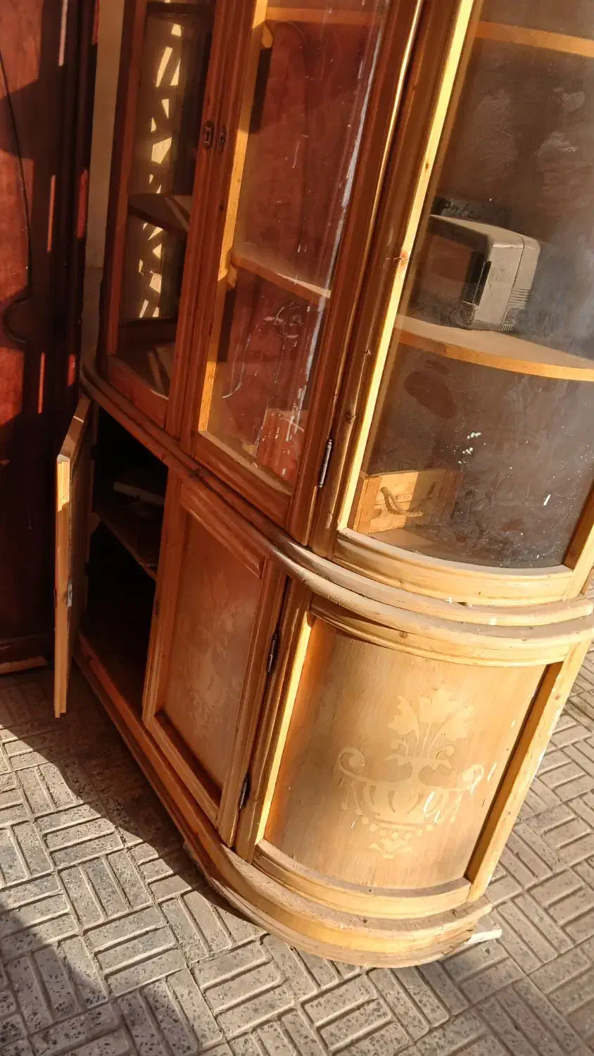 ویترین۲تیکه کمد دکوری و دیوارکاذب و دراور|بوفه، ویترین، کنسول|نجفآباد, ویلاشهر|دیوار