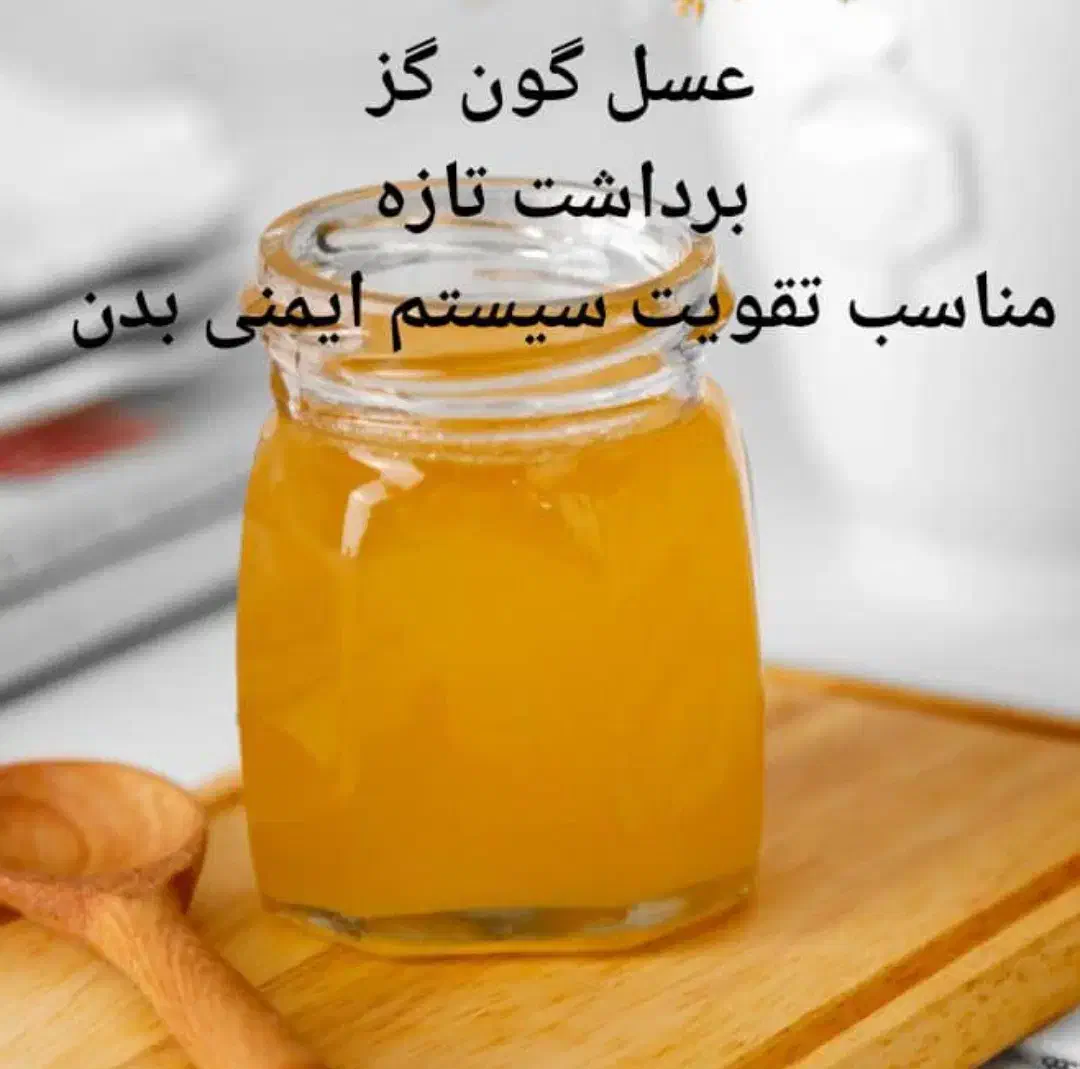 عسل گون گز برداشت تیرماه|خوردنی و آشامیدنی|فولادشهر, C4|دیوار