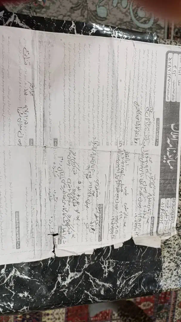 سلام وقتتون  بخیر پوشه صورتی کشیده تو پلاستیک|اشیا|بهبهان, |دیوار