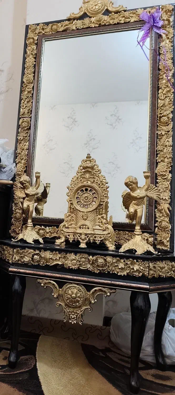 آینه شمعدان|آینه|اصفهان, الهیه|دیوار